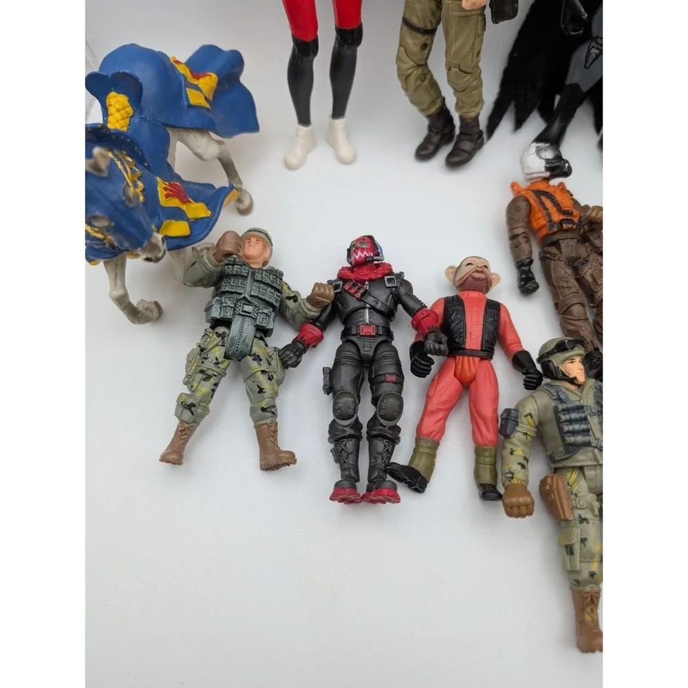 WWE Star Wars‎ G.I Joe Fortnight Batman Ninja Turtles Action Figures Lot Of 14
